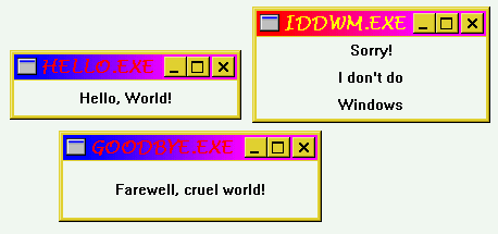 "Hello",&nbsp;"Farewell"&nbsp;and&nbsp;"Sorry":