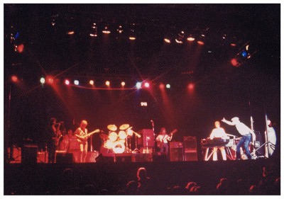 (Image: John Baldry in the Spotlight with his Band)