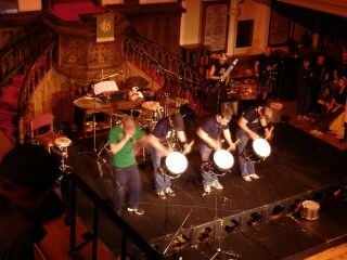 (Image: Dalhousie University Percussion Ensemble
  Show their Chops)